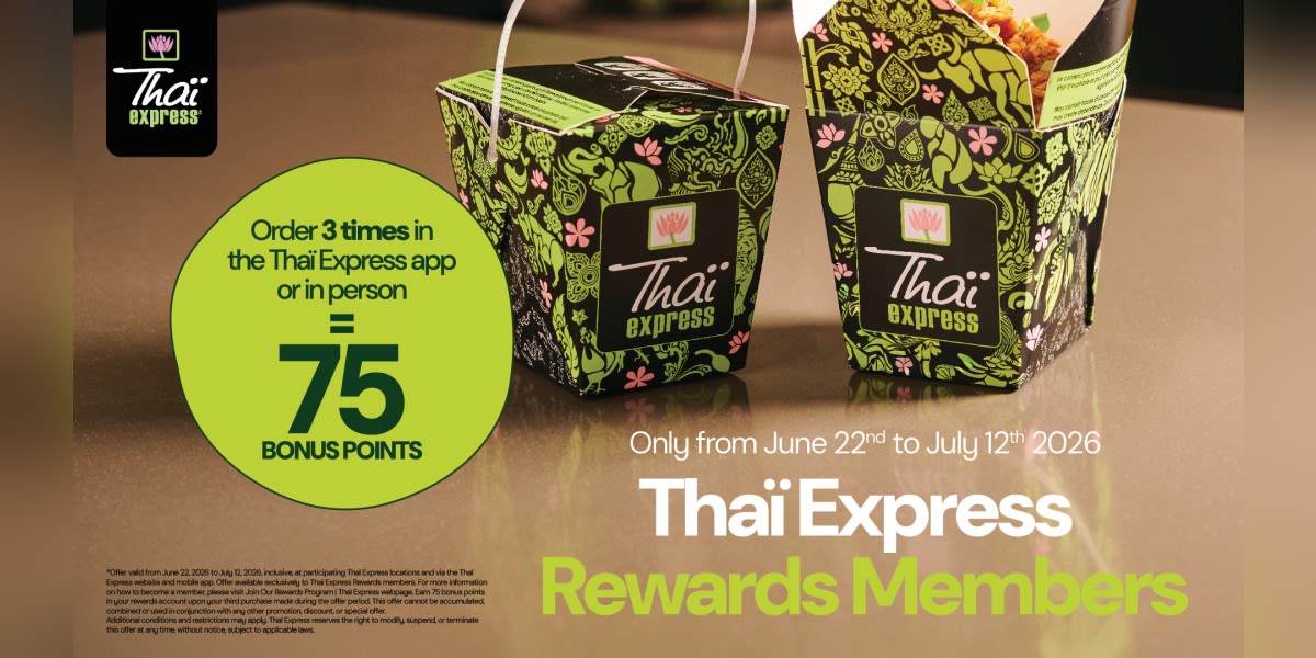 Earn $5 in 3 Visits - Order 3 times by July 12.