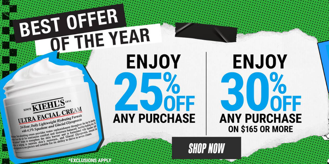 Kiehl's Day - Best Offer of the Year 