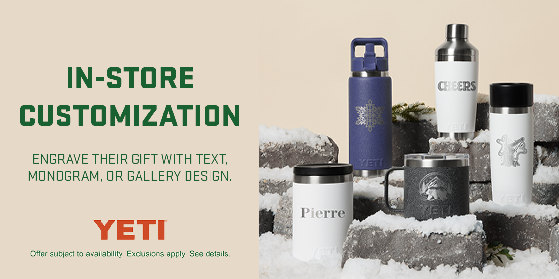 Now Available: In-Store Customization