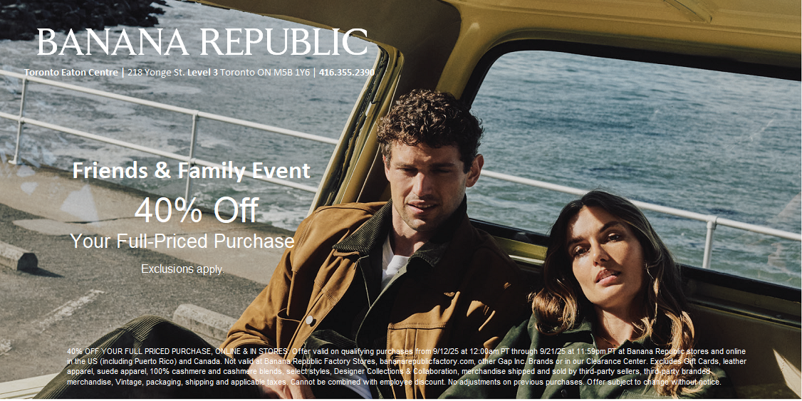 Friends and Family Event