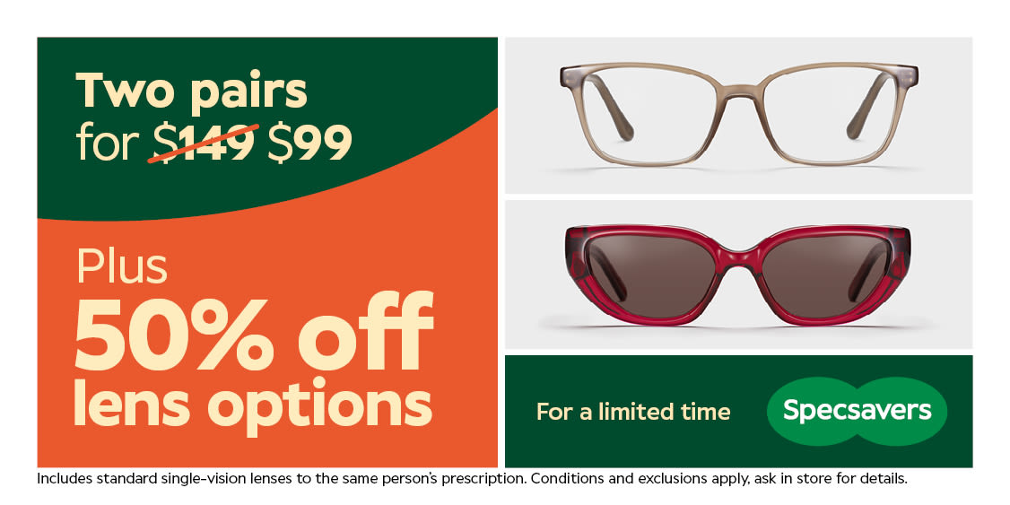 Super Weekend 50% off Lens Options