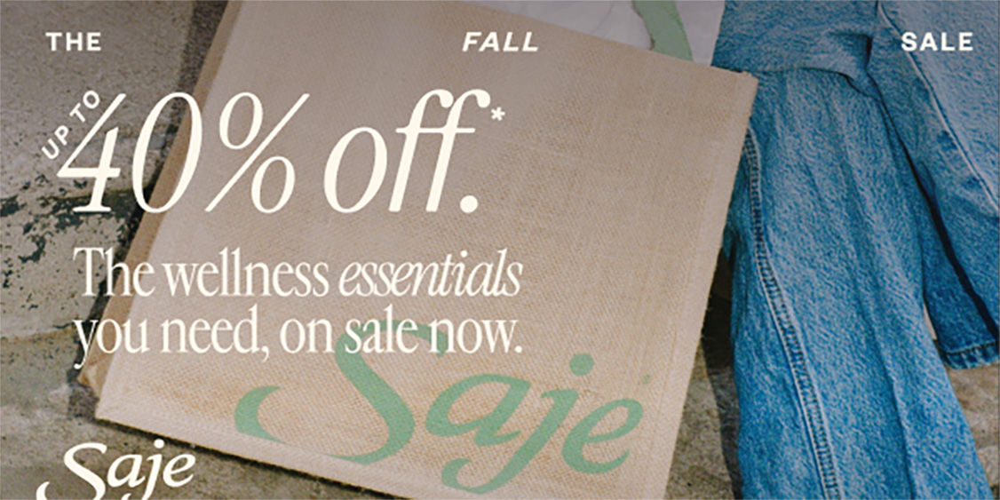 Saje Wellness Fall Sale - Save up to 40% Off (1)