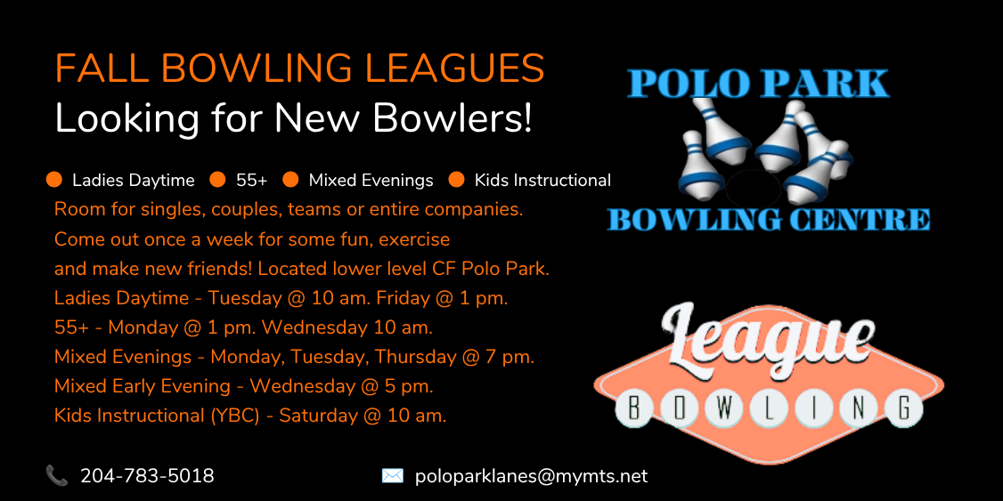Fall leagues looking for New Bowlers