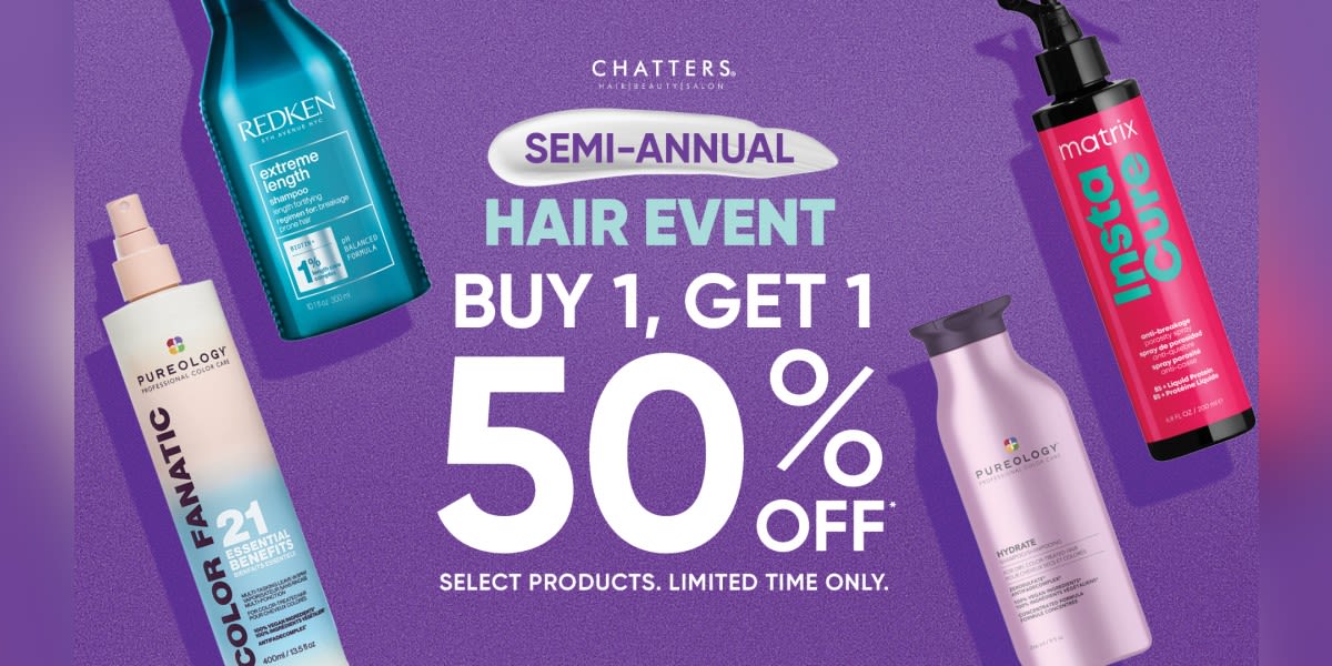 Buy One, Get One 50% Off at Chatters