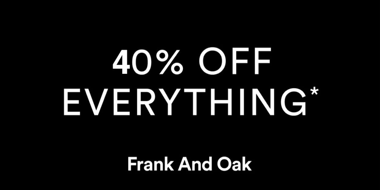 BLACK FRIDAY - 40% OFF EVERYTHING*