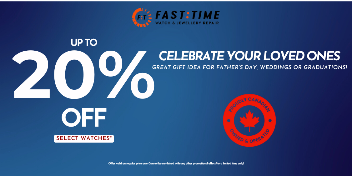 UP TO 20% OFF SELECTED BRANDED WATCHES !