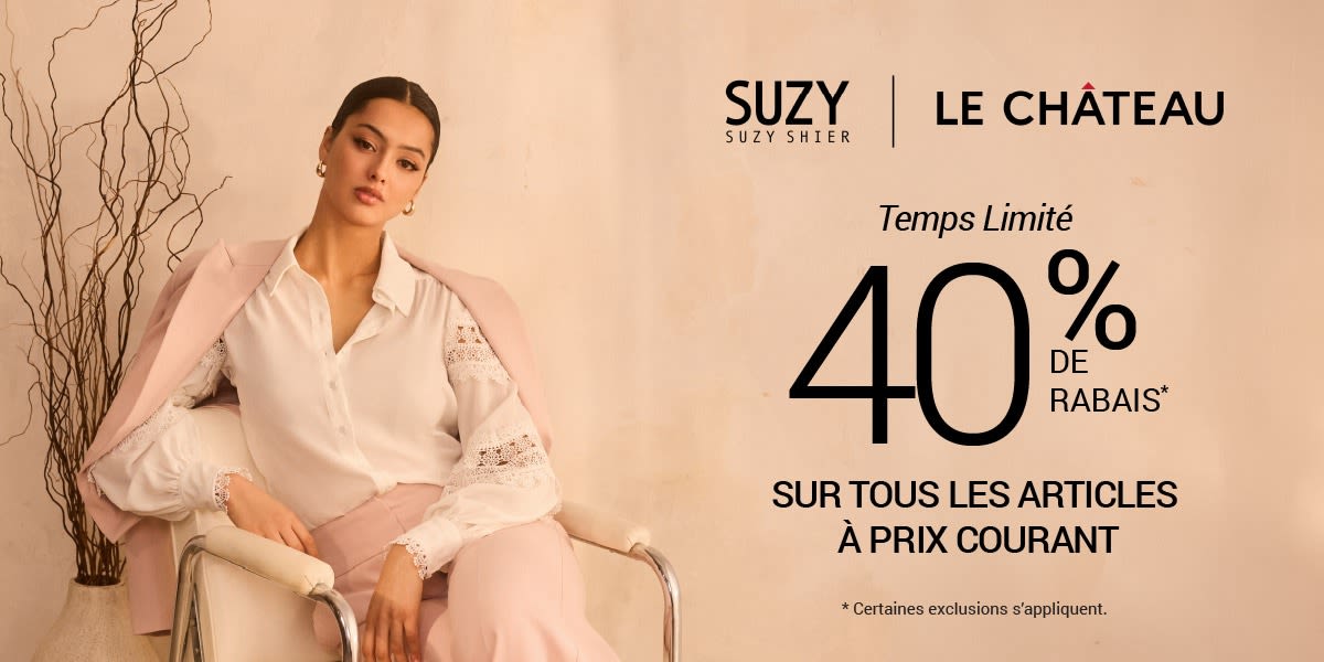 Offre à durée limitée : 40 % de rabais