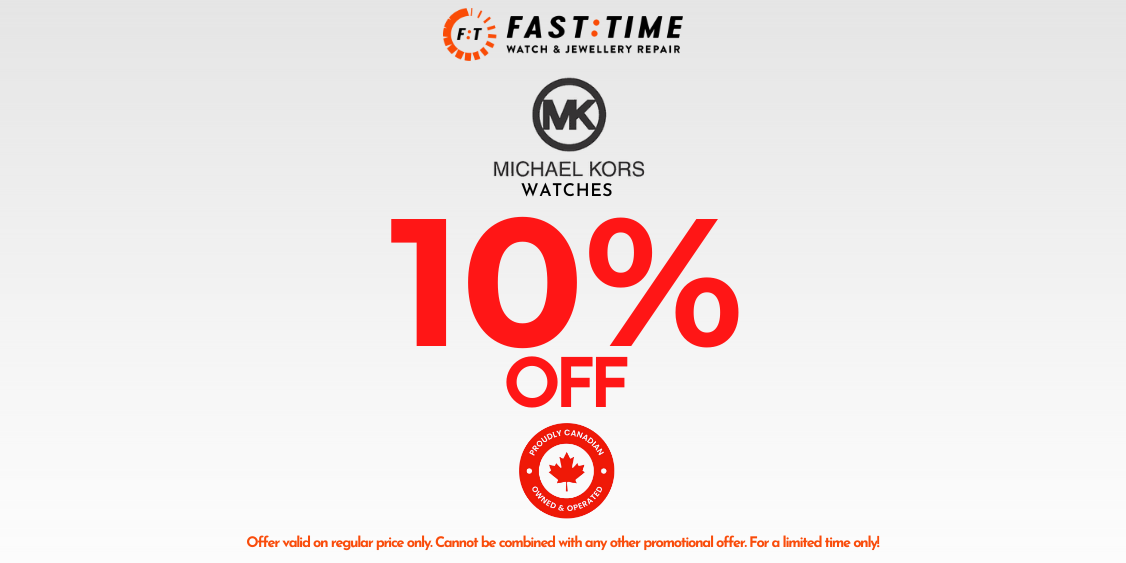 10% OFF MICHAEL KORS WATCHES !
