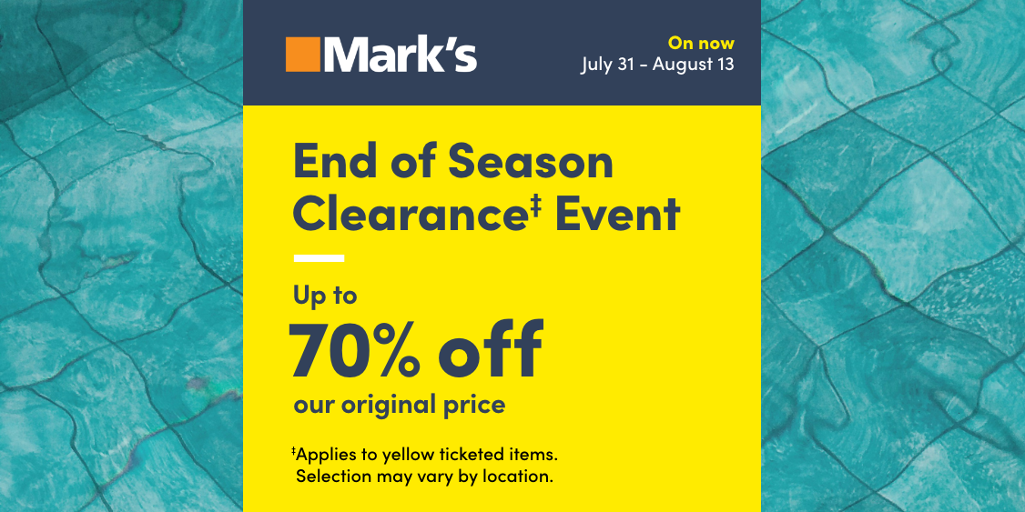End of Season Clearance Event