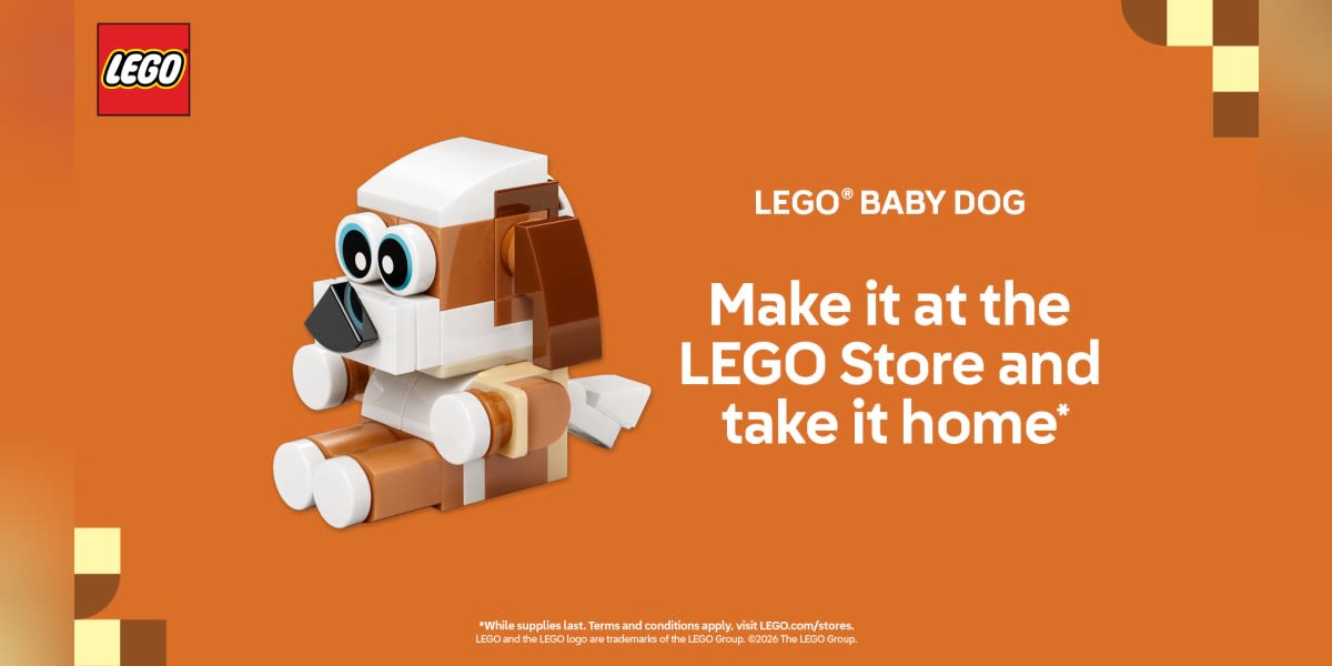Build a LEGO® Puppy at The LEGO Store!