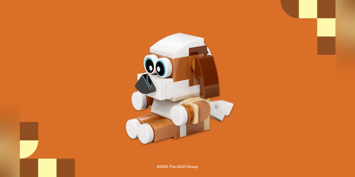 Construire un chiot LEGO® en magasin!