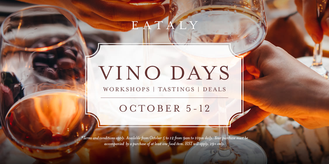 Vino Days: 20% OFF 3+ bottles of Italian wines and spirits