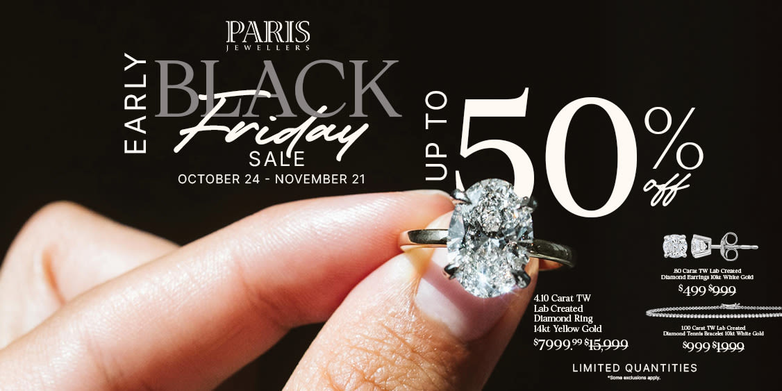 Paris Jewellers: Early Black Friday