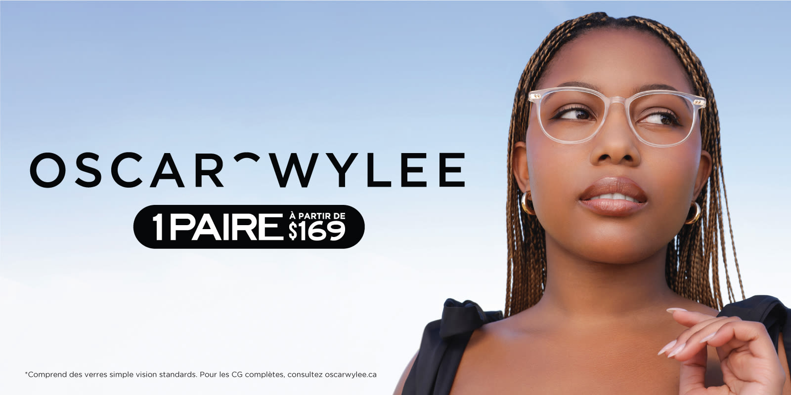 1 paire à partir de 169 $ chez Oscar Wylee