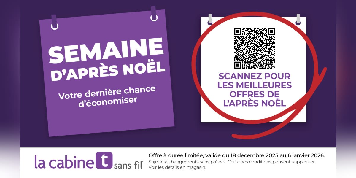 SEMAINE D'APRES NOËL — Votre dernière chance d’économiser
