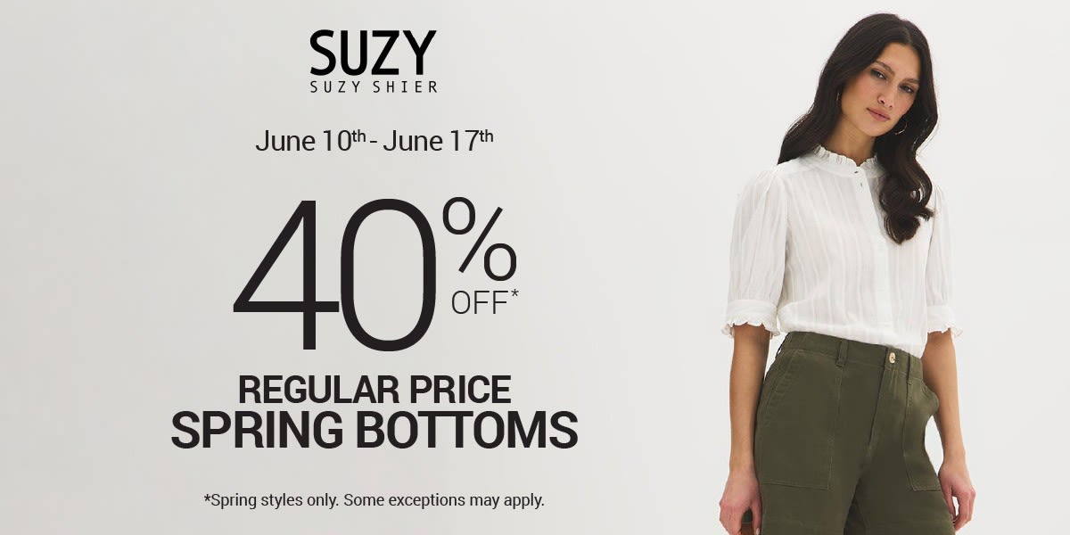 40% OFF BOTTOMS