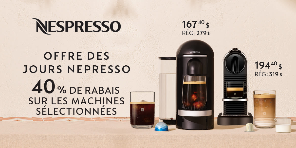 Offre des jours Nespresso