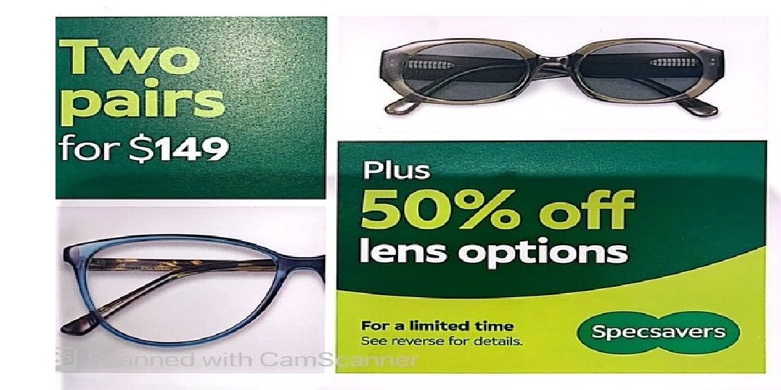 50% off lens options