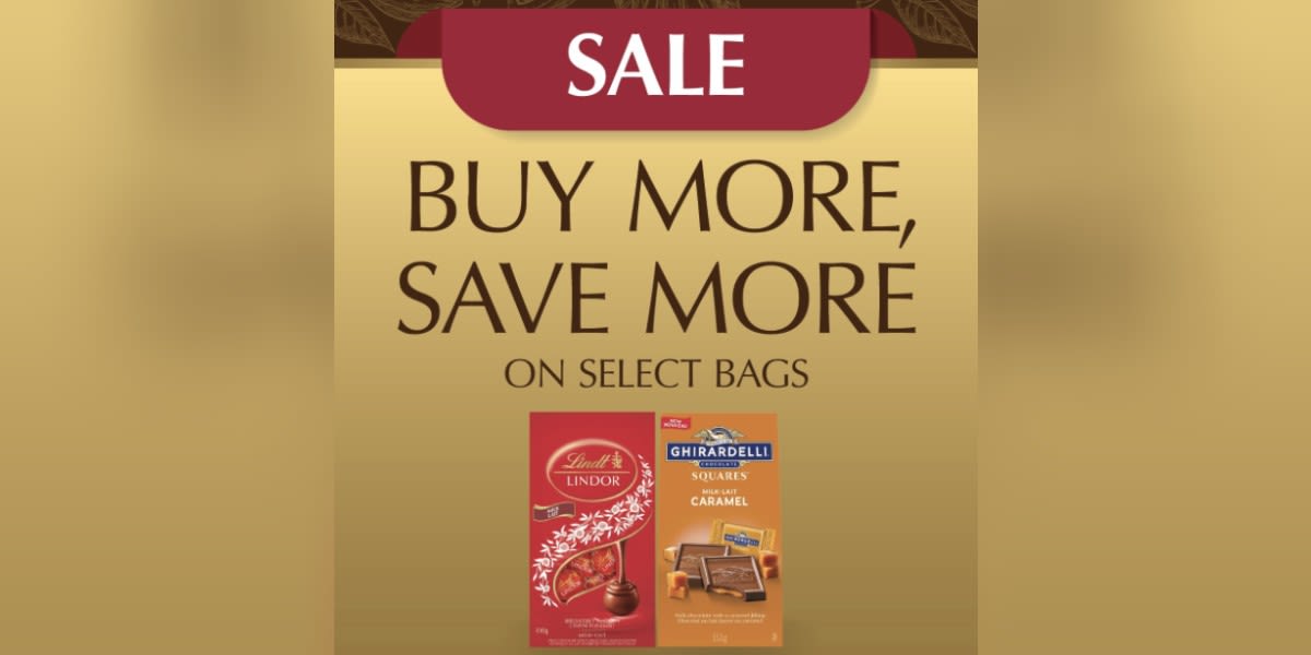 LINDOR & GHIRARDELLI Bags: 2 for $22!