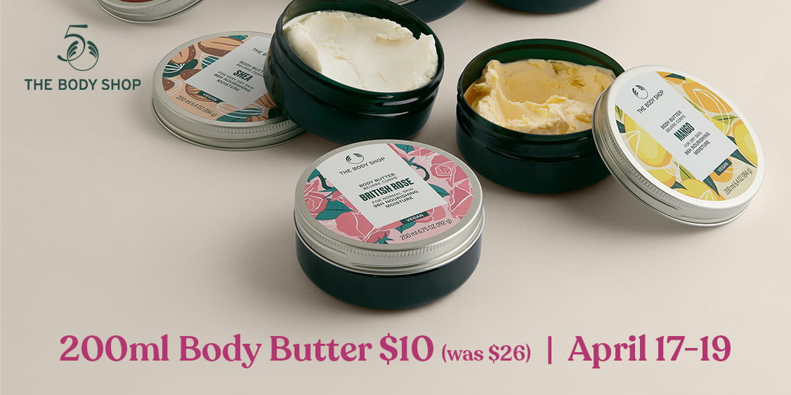Deal of the day- Body Butter 200ml for $10