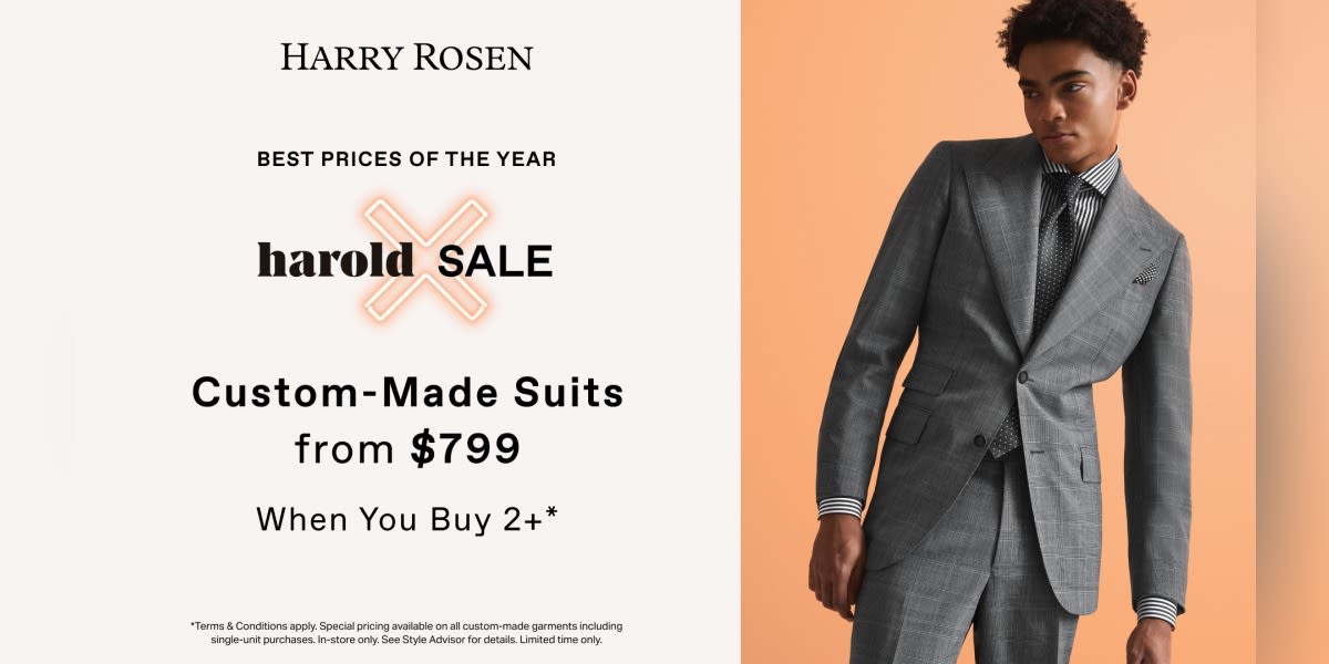 Harold Custom- Made Sale