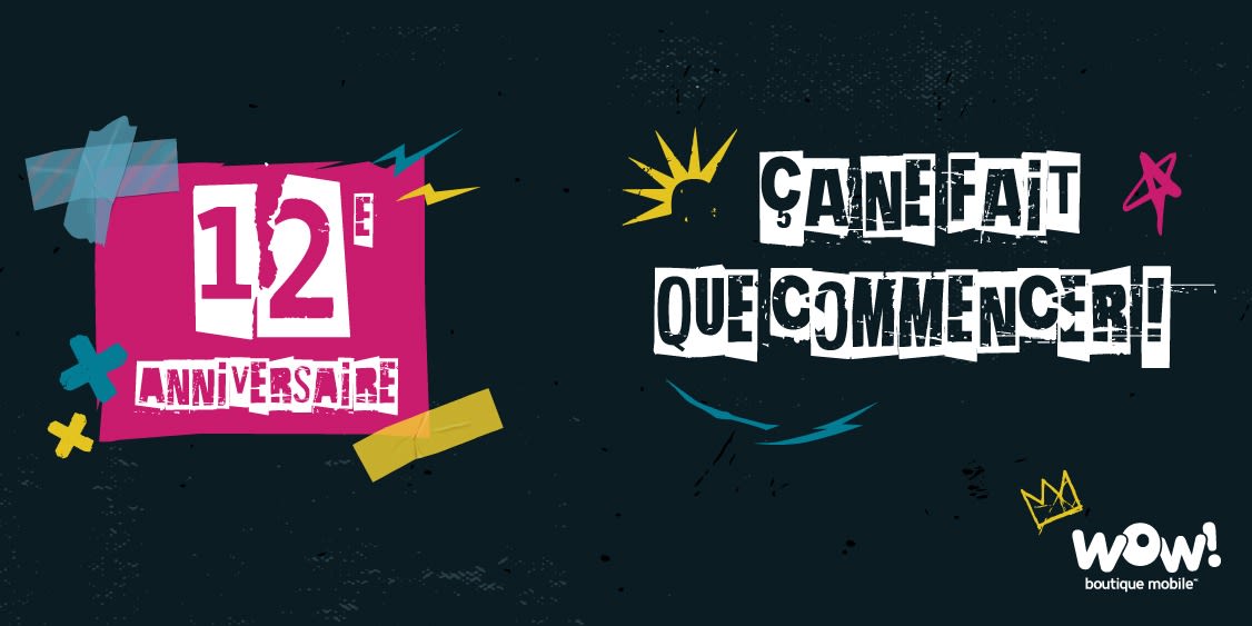 Événement d'anniversaire de WOW!