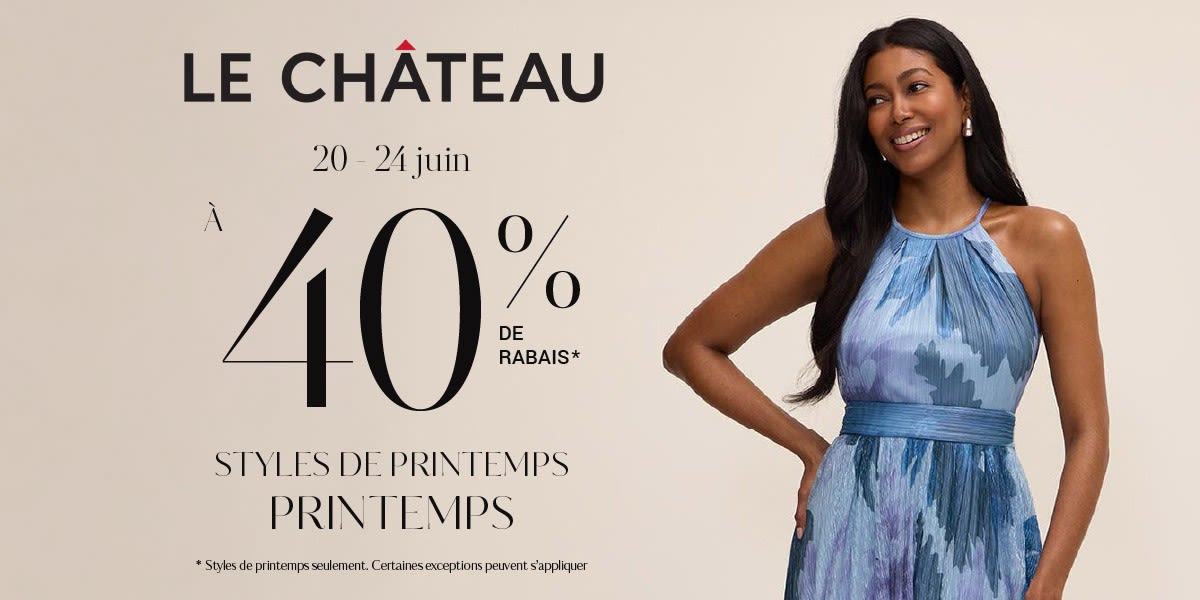 Rabais de 40 %