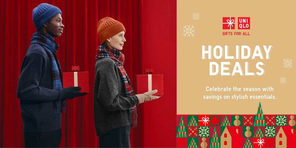 Find the perfect gift at UNIQLO  - Winter essentials for everyone on your list. 