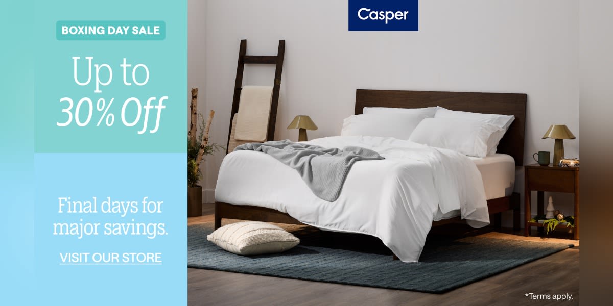 Casper Boxing Day Sale