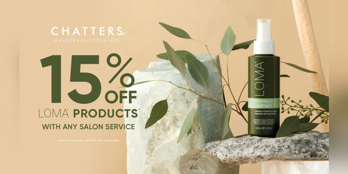 Get 15% Off Your Next Salon Visit with LOMA!