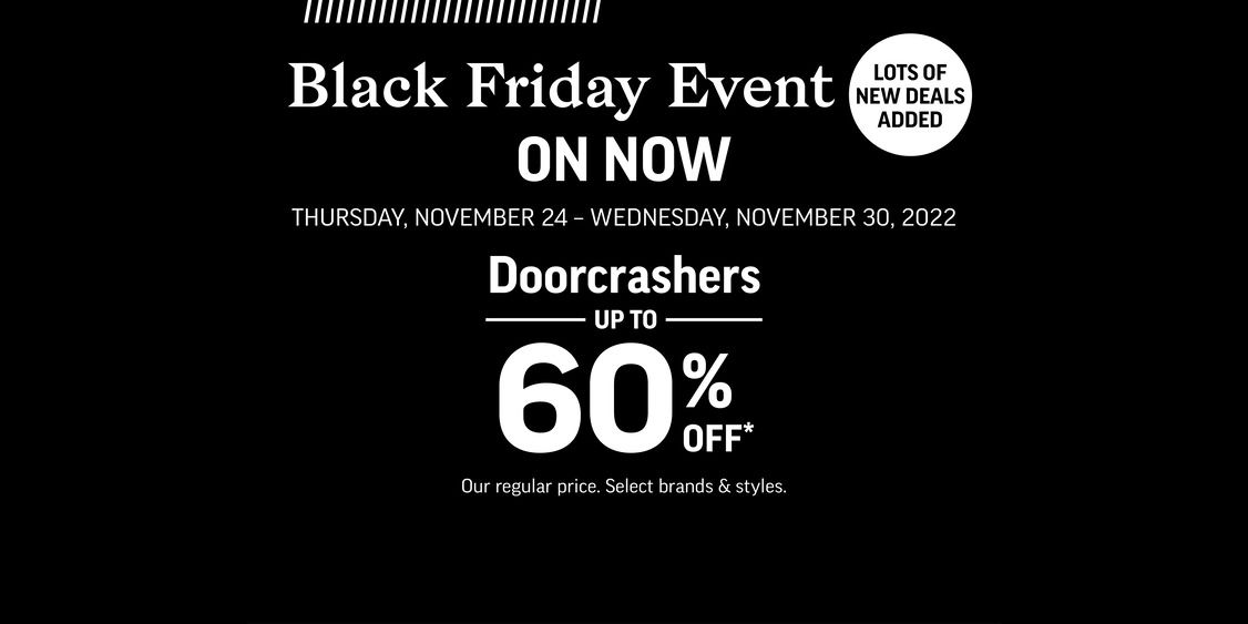 Black Friday Event On Now!