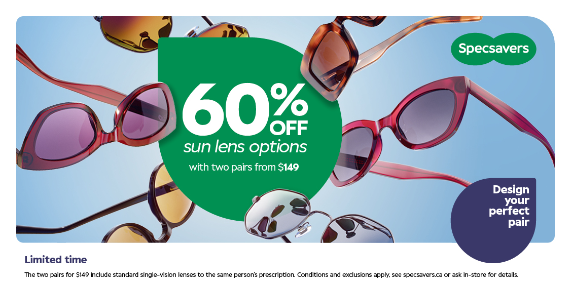 60% Off Sun Lens Options