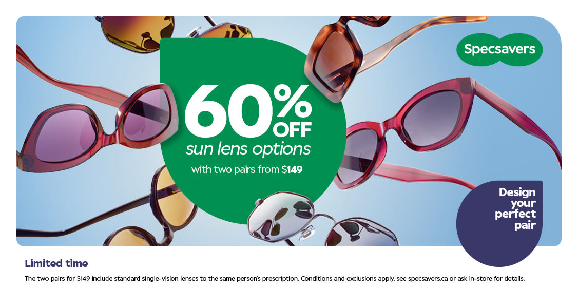 60% Off Sun Lens Options