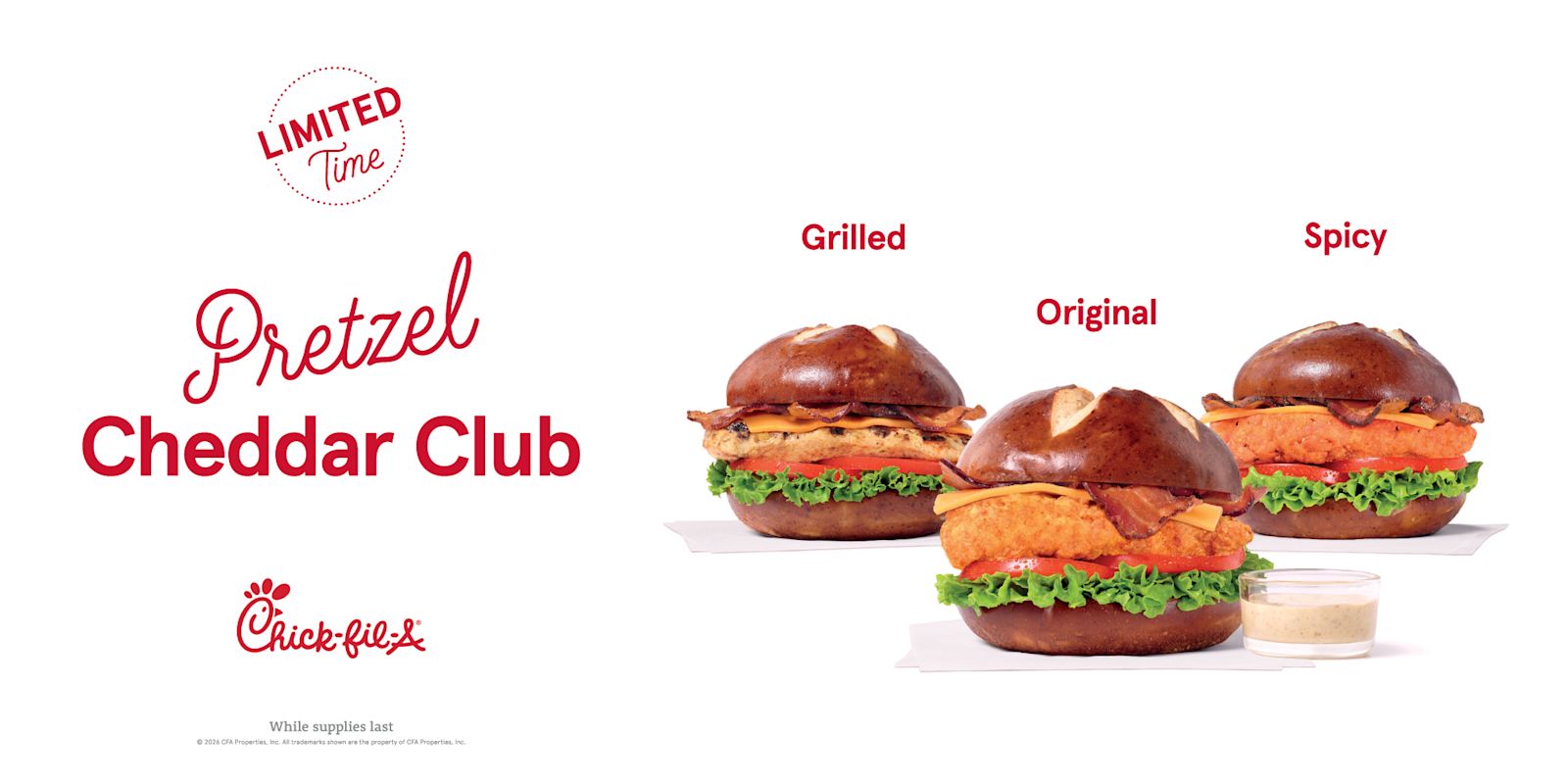 Pretzel Cheddar Club Sandwich