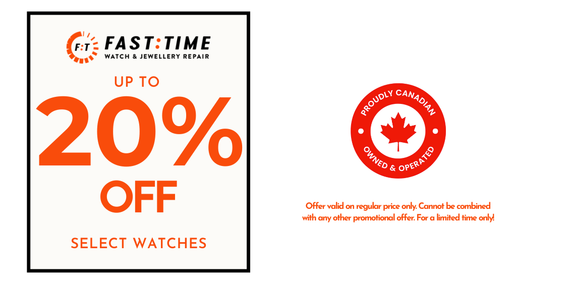 20% OFF SELECTED BRANDED WATCHES !	