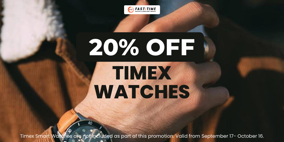 20 % OFF TIMEX WATCHES