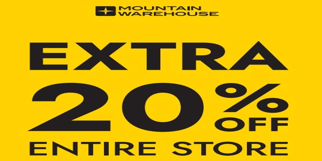 50% Off Entire Store plus EXTRA 20%