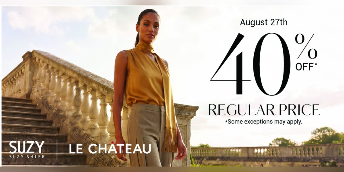 40% Off Regular Price
