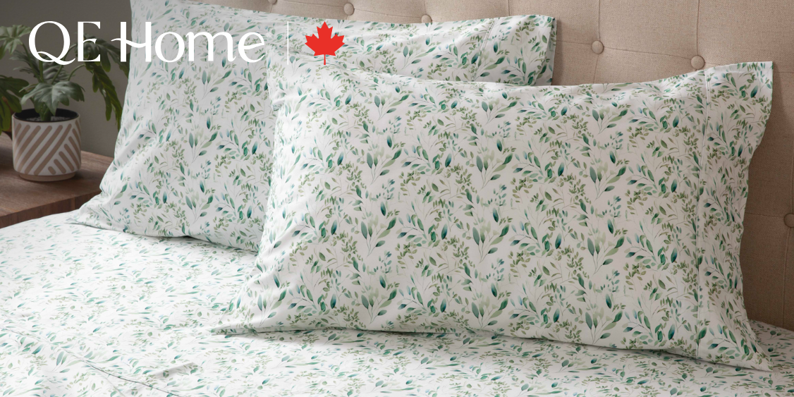 Just Dropped: Printed Organic Cotton Sheets — From $79.99! 🌼