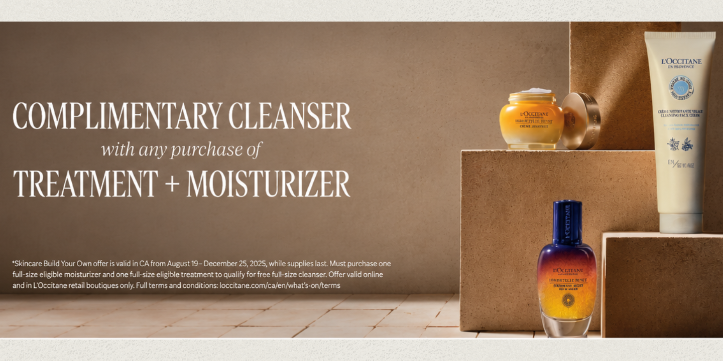 Refresh Your Routine with L’OCCITANE – Enjoy a FREE Face Cleanser!