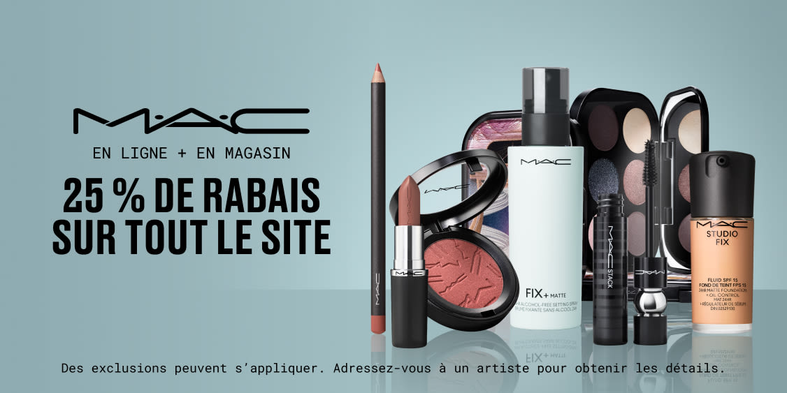VENTE MAC 25% DE RABAIS