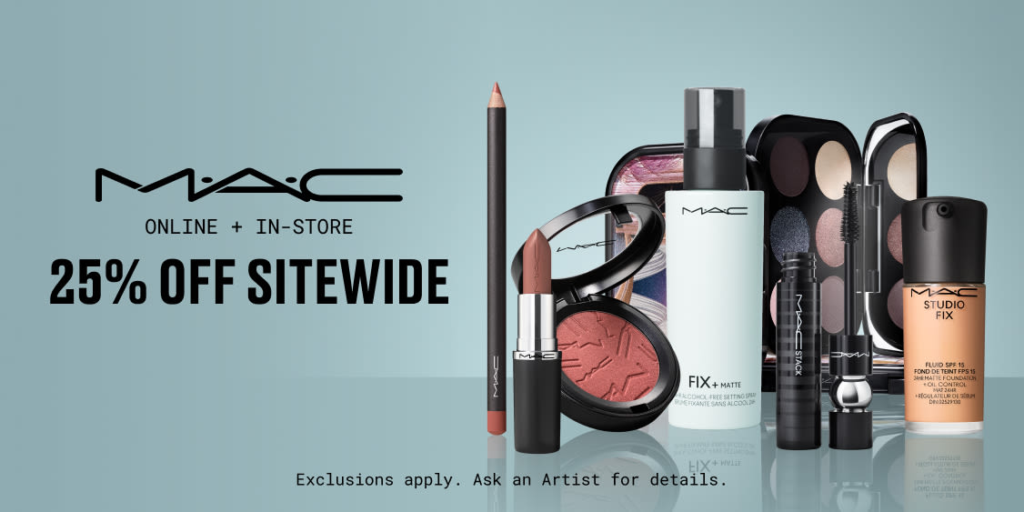 MAC SALE 25% OFF