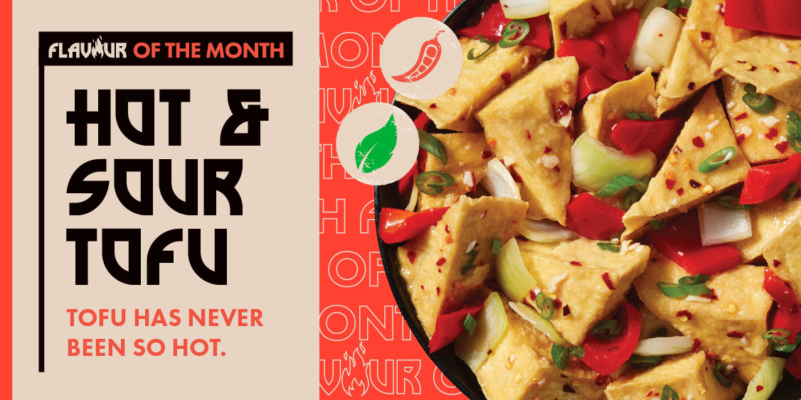 🔥 June's Flavour of the Month: Hot & Sour Tofu! 