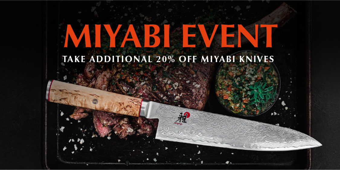 Take Additional 20% off Miyabi Knives!