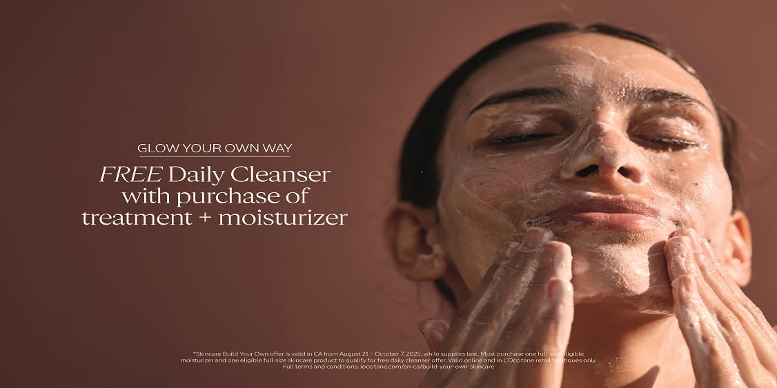 Free cleanser when you buy moisturizer and treatment 