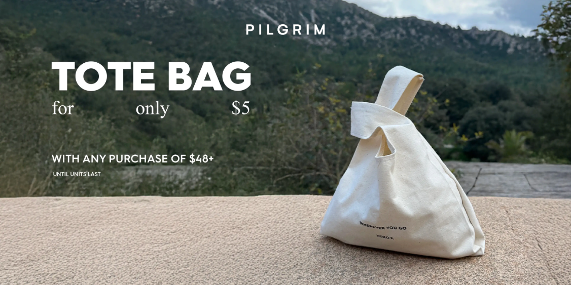 GET A TOTE BAG FOR $5 ONLY ON ORDERS OF $48+