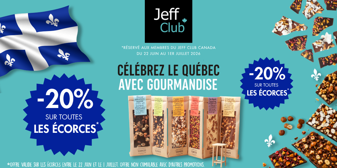 Célébrez le Québec avec gourmandise chez Jeff de Bruges