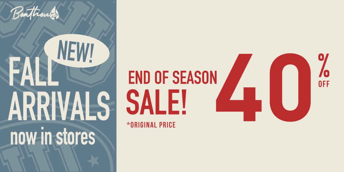 Boathouse - End Of Season Sale on Now!! (1)