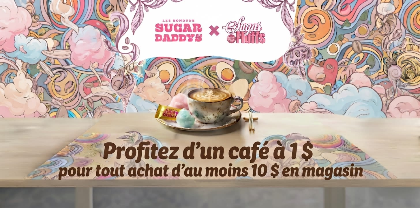 Profitez d'un café à 1 $ pour tout achat d'au moins 10 $ en magasin
