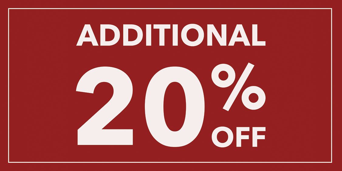20% Off Our Entire Collection